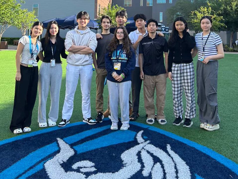 The Lovien Lotus delegates together at the UNICEF–Nord Anglia summit in Houston